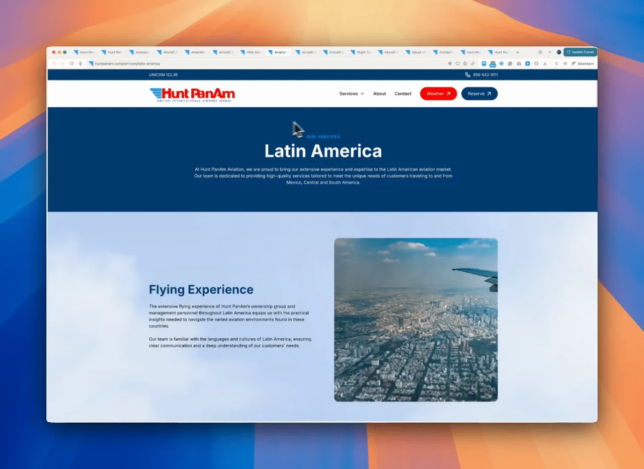 Examples of refreshed brand colors and typography applied site-wide