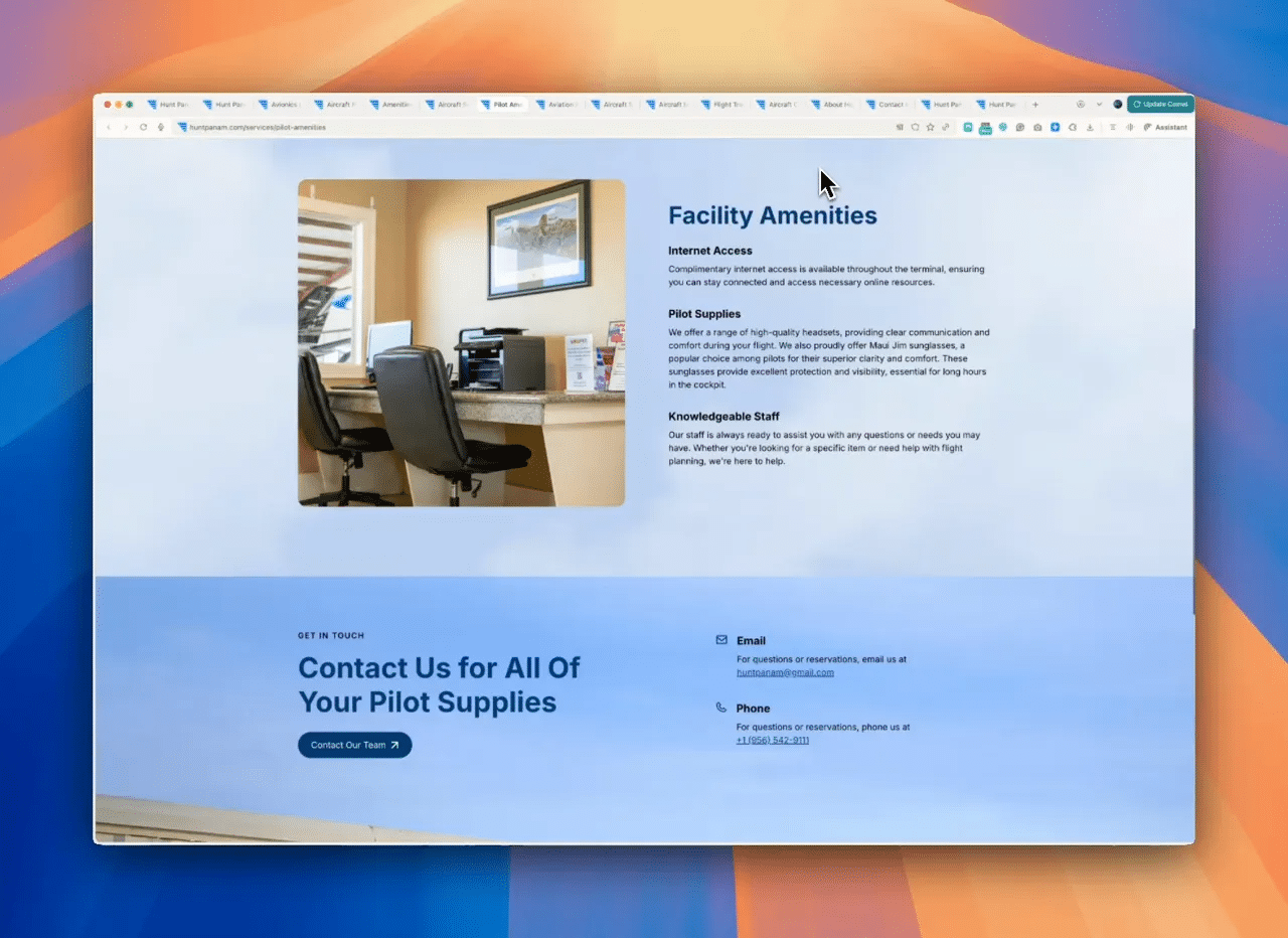Practical checklist for aviation site improvements
